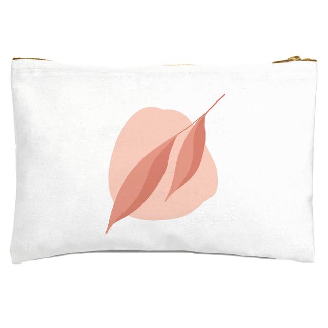 2 Leaves And Pink Rock Zipped Pouch on Productcaster.