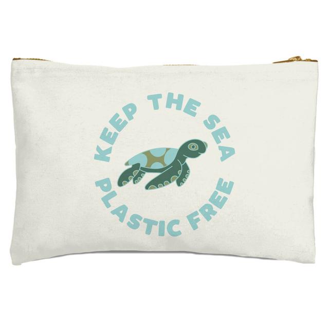 Keep The Sea Plastic Free Zipped Pouch on Productcaster.