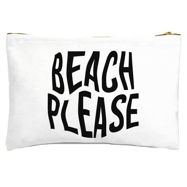 Beach Please Zipped Pouch on Productcaster.