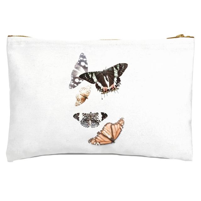 Isolated Butterflies Zipped Pouch on Productcaster.