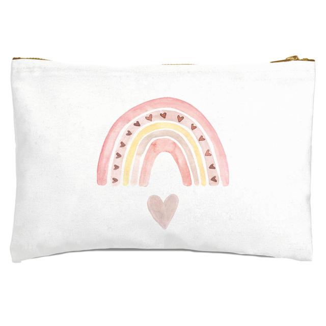 Watercolour Rainbow And Heart Zipped Pouch on Productcaster.