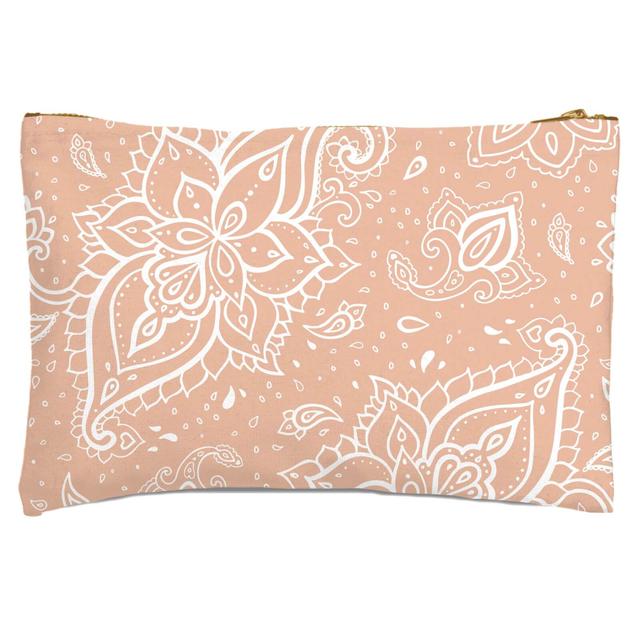 Beige Paisley Zipped Pouch on Productcaster.