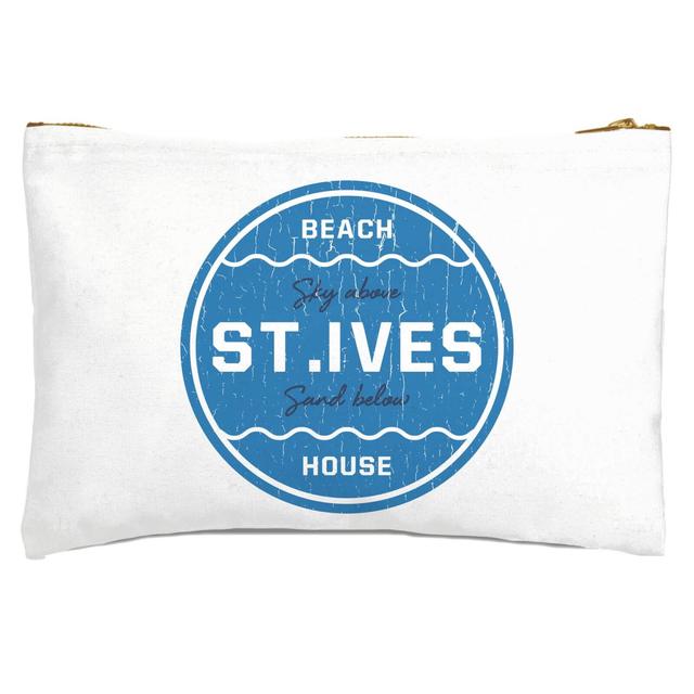 St.Ive's Beach Badge Zipped Pouch on Productcaster.