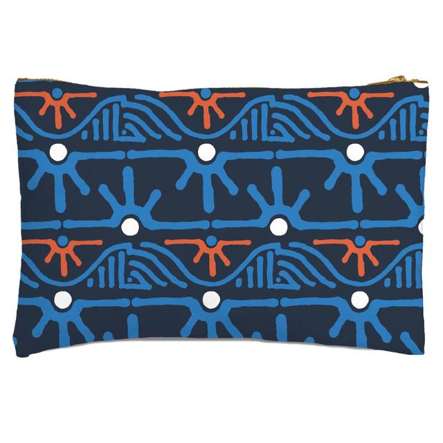 Abstract Tribal Landscape Pattern Zipped Pouch on Productcaster.