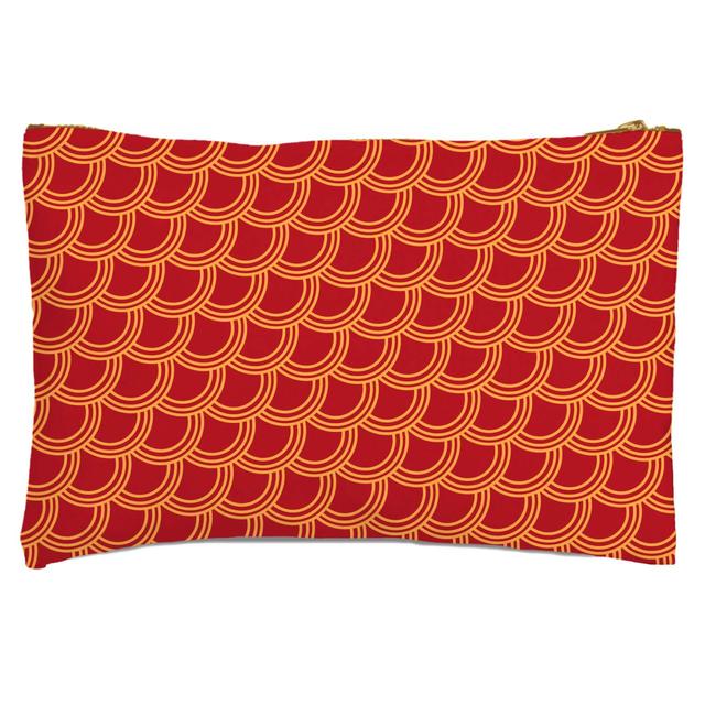 Chinese Pattern Red Zipped Pouch on Productcaster.