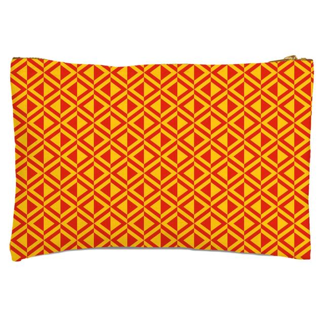 African Inspired Triangle Pattern Zipped Pouch on Productcaster.