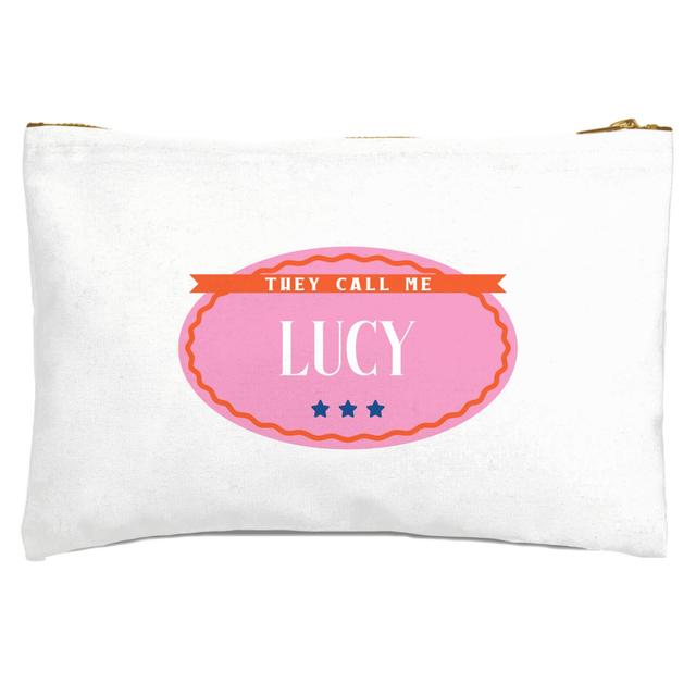 They Call Me Lucy Zipped Pouch on Productcaster.