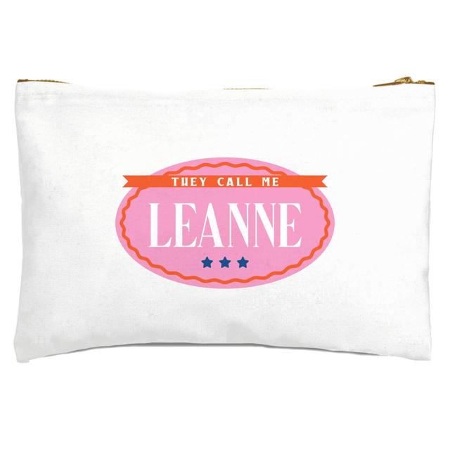 They Call Me Leanne Zipped Pouch on Productcaster.