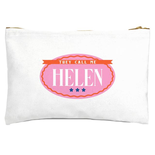 They Call Me Helen Zipped Pouch on Productcaster.