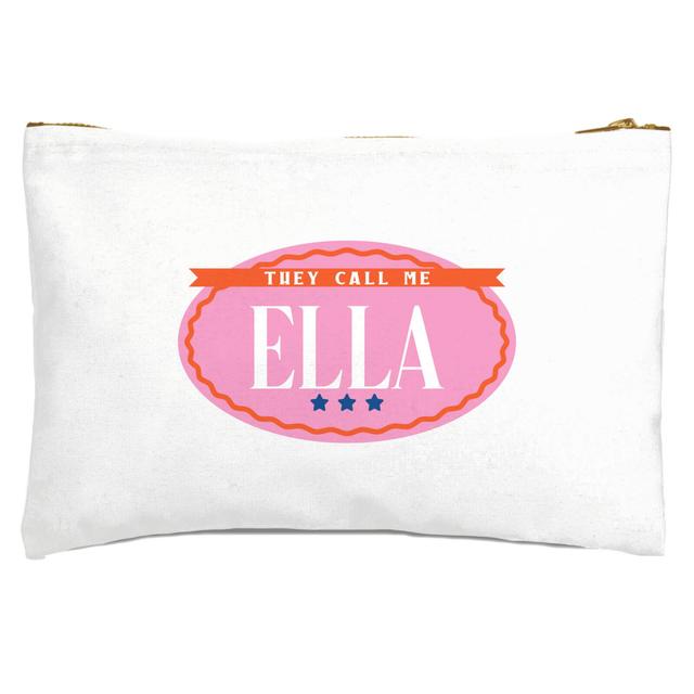 They Call Me Ella Zipped Pouch on Productcaster.