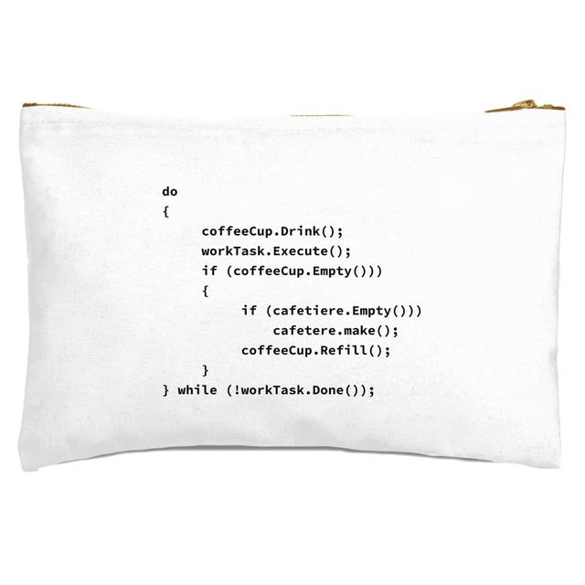 Coffee Code Zipped Pouch on Productcaster.