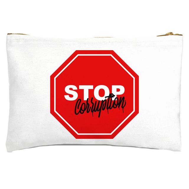 Stop Corruption Zipped Pouch on Productcaster.