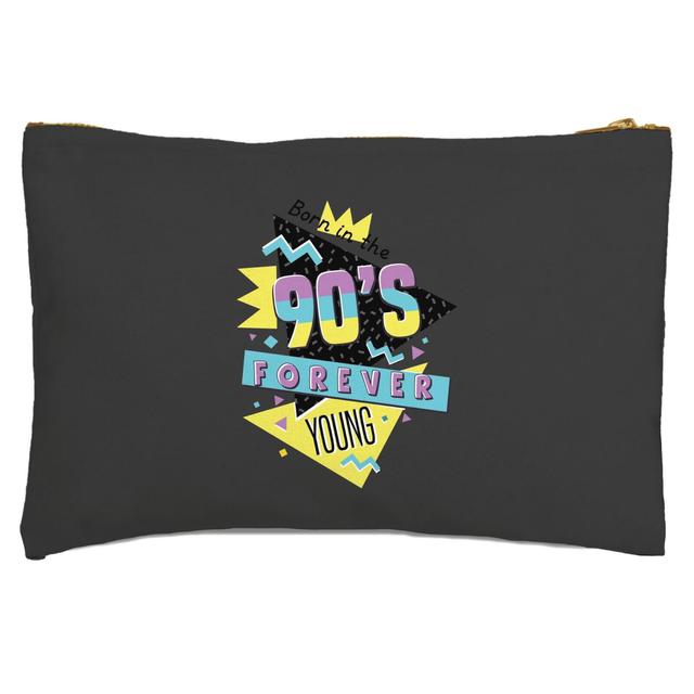 Born In The 90s Forever Young Graphic Zipped Pouch on Productcaster.