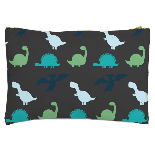 Dino Silhouette Pattern Zipped Pouch on Productcaster.