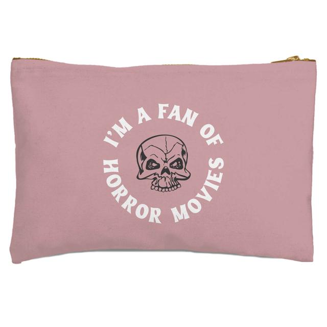 I'm A Fan Of Horror Movies Zipped Pouch on Productcaster.