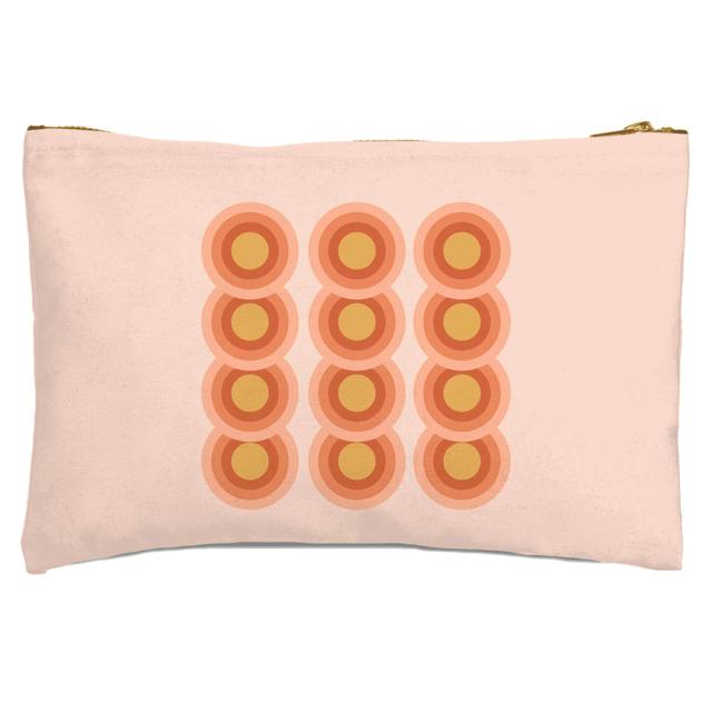 Retro Gradient Circles Zipped Pouch on Productcaster.