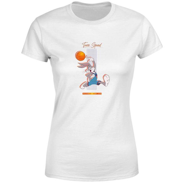 Space Jam Bugs Bunny Basketball Women's T-Shirt - White - M on Productcaster.