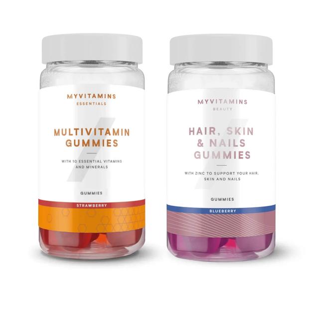 Myvitamins Gummy Bundle (Hair, Skin and Nail + Multivitamins) on Productcaster.