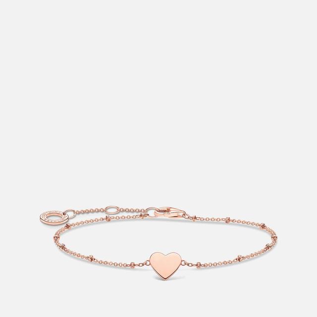 THOMAS SABO Women's Bracelet - Rose Gold-Coloured Pink on Productcaster.