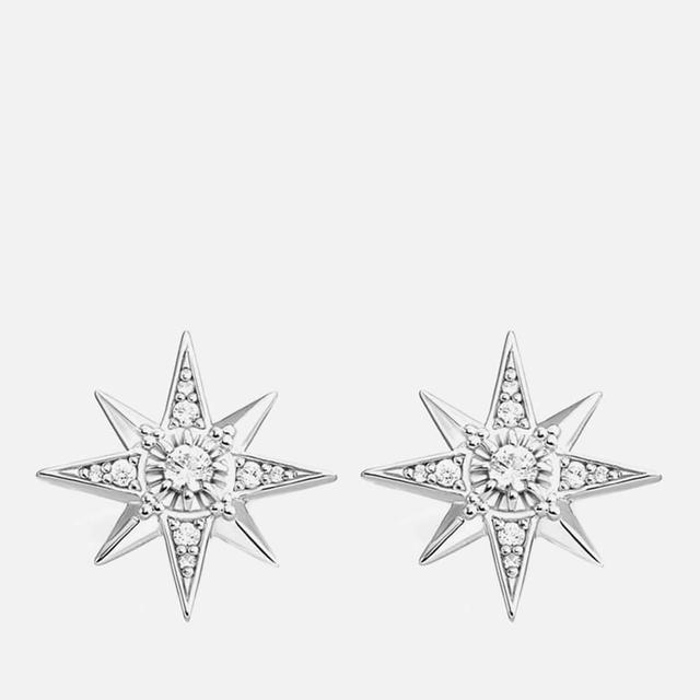 THOMAS SABO Women's Ear Studs - White Silver on Productcaster.