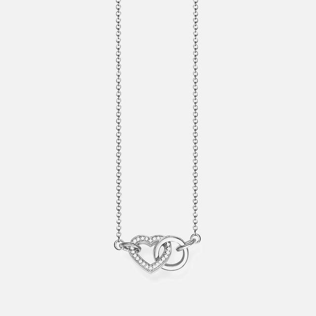 THOMAS SABO Women's Heart Together Necklace - Silver on Productcaster.