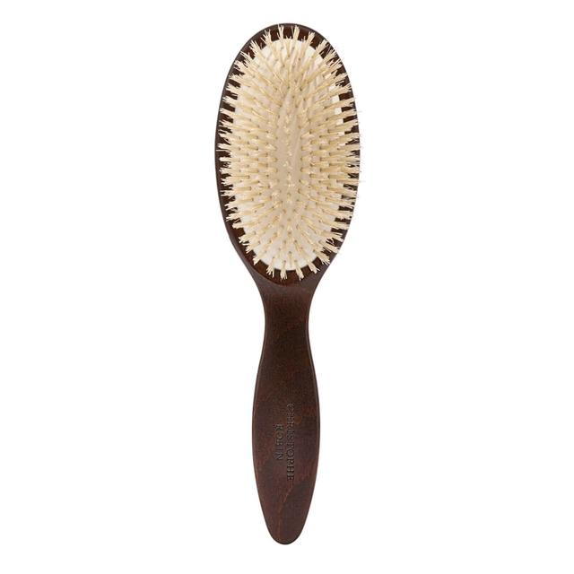 Christophe Robin Detangling Hairbrush with Natural Boar-Bristle and Wood on Productcaster.