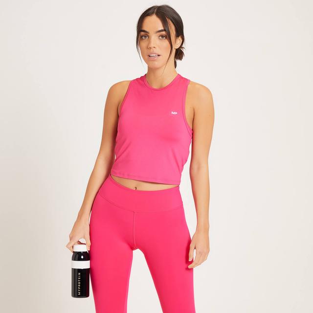 Women's Essentials Training Racerback Crop Tank - Pink - XXL - Myprotein on Productcaster.