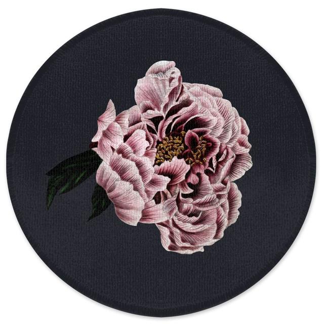 Decorsome Vintage Rose Round Bath Mat on Productcaster.