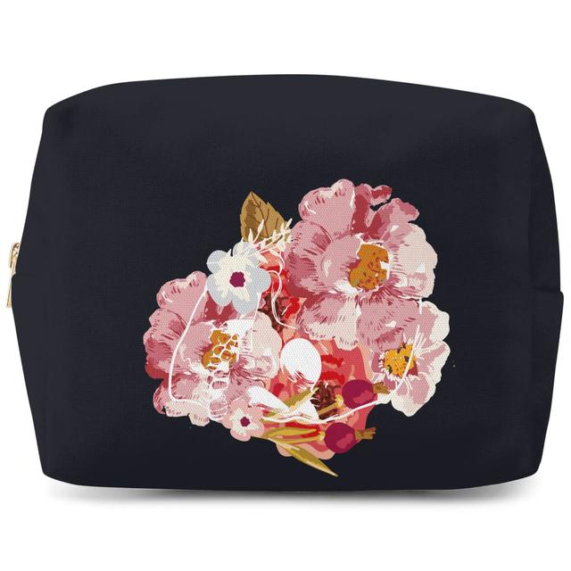 Flower & Skull Wash Bag on Productcaster.