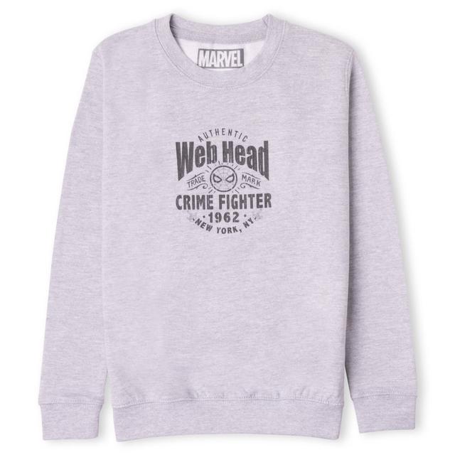 Sudadera para hombre Web Head Crime Fighter de Marvel - Gris - 3-4 años - Gris on Productcaster.