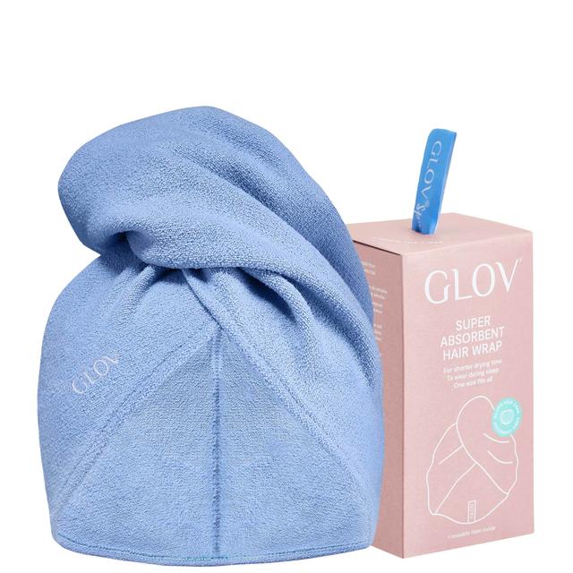 GLOV Ultra–Absorbent Hair Towel Wrap - Blue on Productcaster.