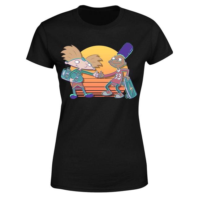 Camiseta para mujer Hey Arnold Buddies de Nickelodeon - Negro - S - Negro on Productcaster.