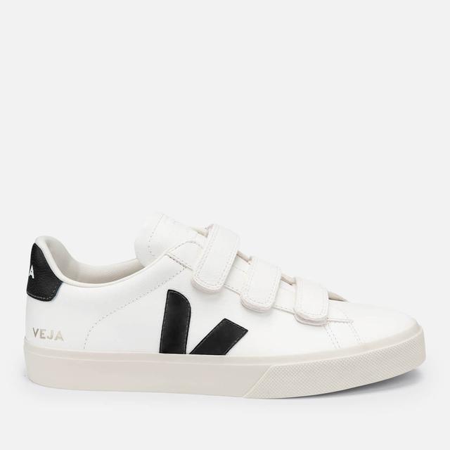 Veja Women's Recife Chrome Free Leather Velcro Trainers - Extra White/Black - UK 5 on Productcaster.