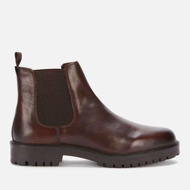 Walk London Men's Sean Leather Chelsea Boots - Brown - UK 9 on Productcaster.