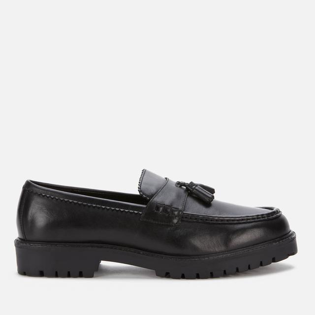 Walk London Men's Sean Leather Tassel Loafers - Black - UK 10 on Productcaster.