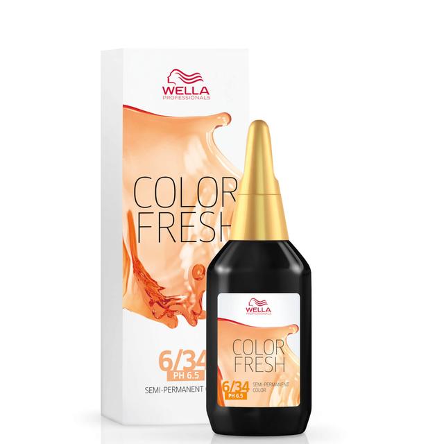 Wella Professionals Color Fresh 6/34 Dark Gold Red Blonde 75ml on Productcaster.