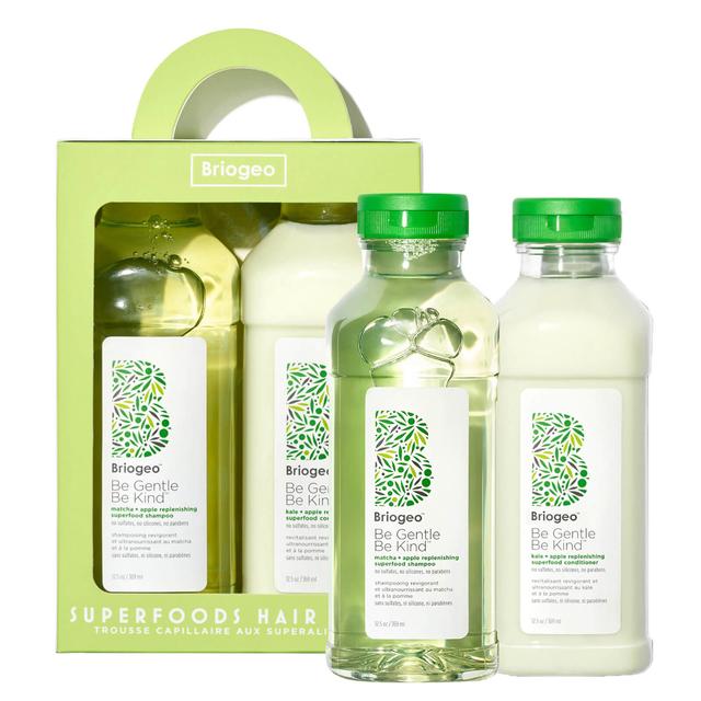 Briogeo Superfoods Apple Matcha and Kale Replenishing Shampoo and Conditioner Duo on Productcaster.