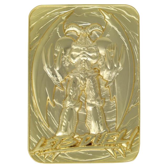 Fanattik Yu-Gi-Oh! Summoned Skull 24K Gold Plated Limited Edition Collectible Metal Card on Productcaster.