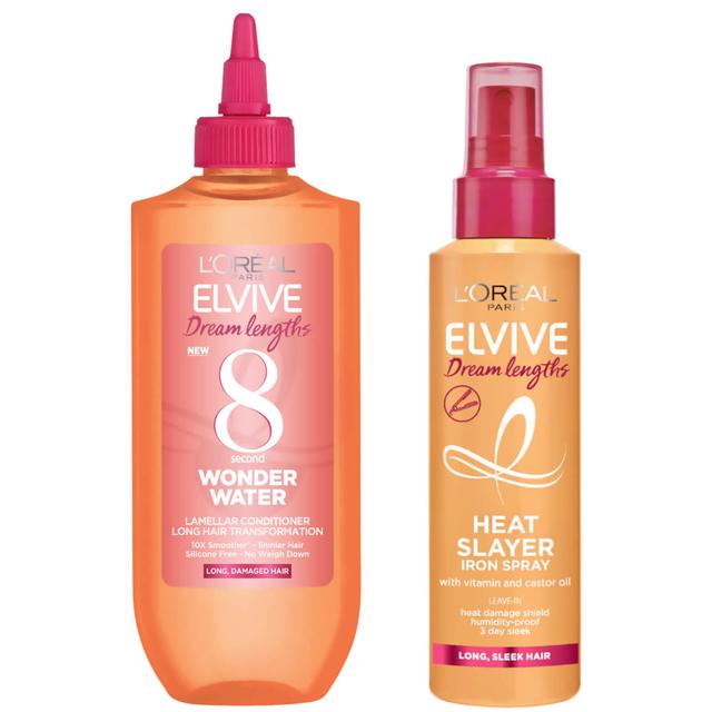 L'Oréal Paris Elvive Dream Duo - Wonder Water Treatment and Heat Slayer Protect Spray on Productcaster.