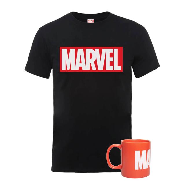 Paquete de taza y camiseta de Marvel - Men's - 3XL - Negro on Productcaster.