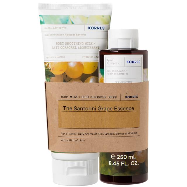 KORRES Santorini Grape Body Milk and Body Cleanser Duo (Worth £38.00) on Productcaster.