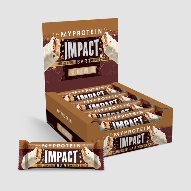 Impact Protein Bar - 12Szeletek - Cookies and Cream on Productcaster.