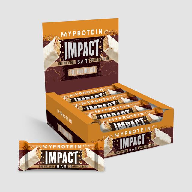 Impact Protein Bar - 12Μπάρες - Φυστικοβούτυρο on Productcaster.