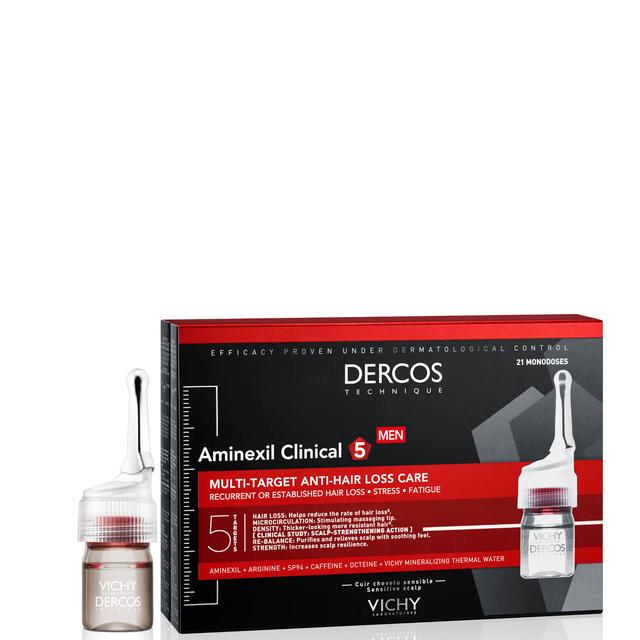 VICHY Dercos Aminexil Clinical 5 Men 21 Monodoses 6ml on Productcaster.