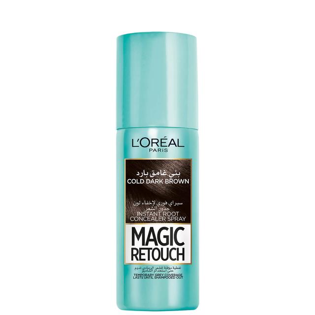 L'Oreal Paris Magic Retouch Instant Root Concealer Spray 208G (Various Colours) - Cold Dark Brown on Productcaster.