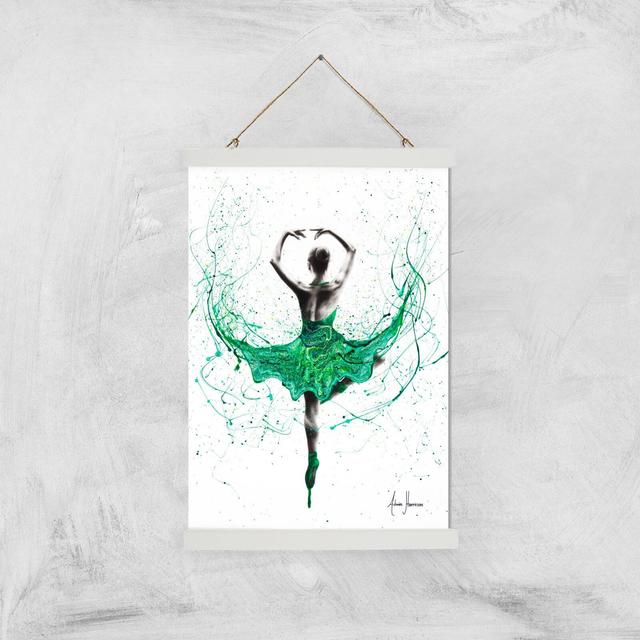 Emerald City Dancer Giclee Art Print - A3 - White Hanger on Productcaster.