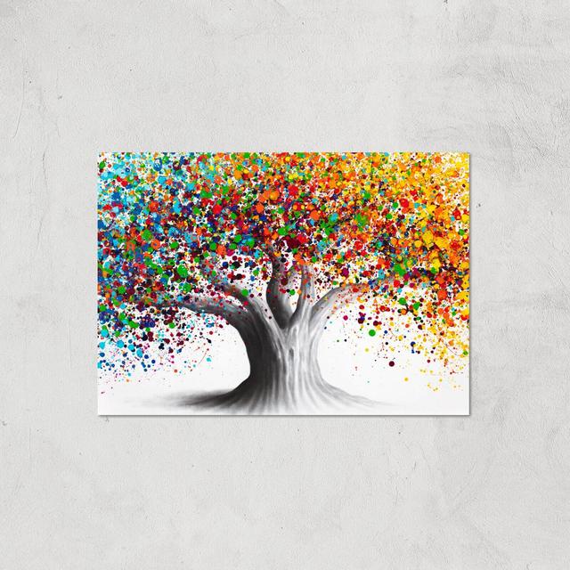 Bright Collective Tree Giclee Art Print - A4 - Print Only on Productcaster.