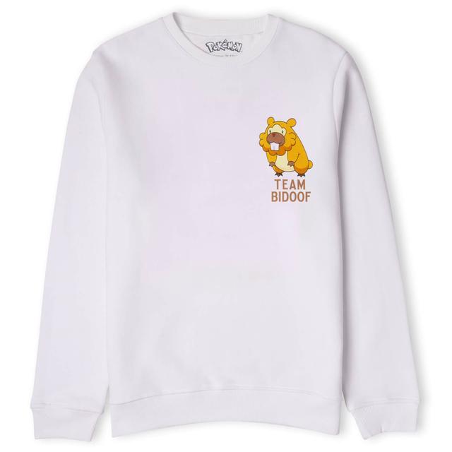 Sudadera unisex Bidoof del Equipo Pokémon - Blanco - S - Blanco on Productcaster.