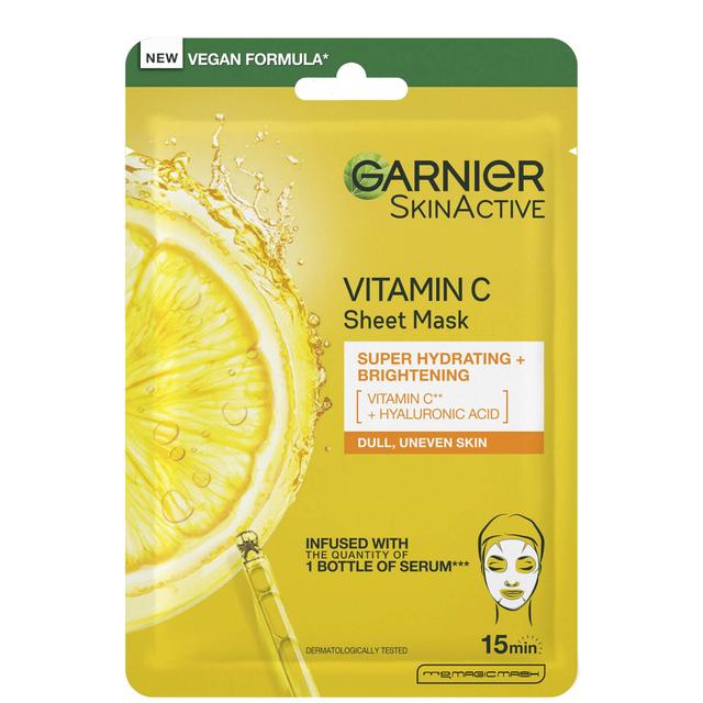 Garnier SkinActive Moisture Bomb Vitamin C Sheet Mask 28g on Productcaster.