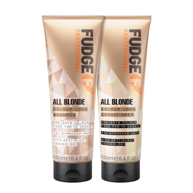 Fudge Professional All Blonde Colour Lock Shampoo and Conditioner Bundle 250ml on Productcaster.